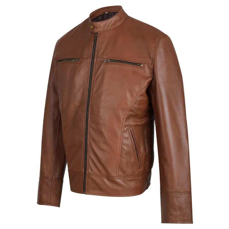 Ramsy Classic Leather Jacket sold by Prime Leather Shop