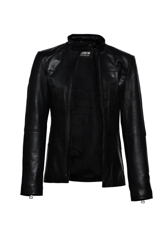 Lalisa Classic Biker Leather Jacket sold by Prime Leather Shop