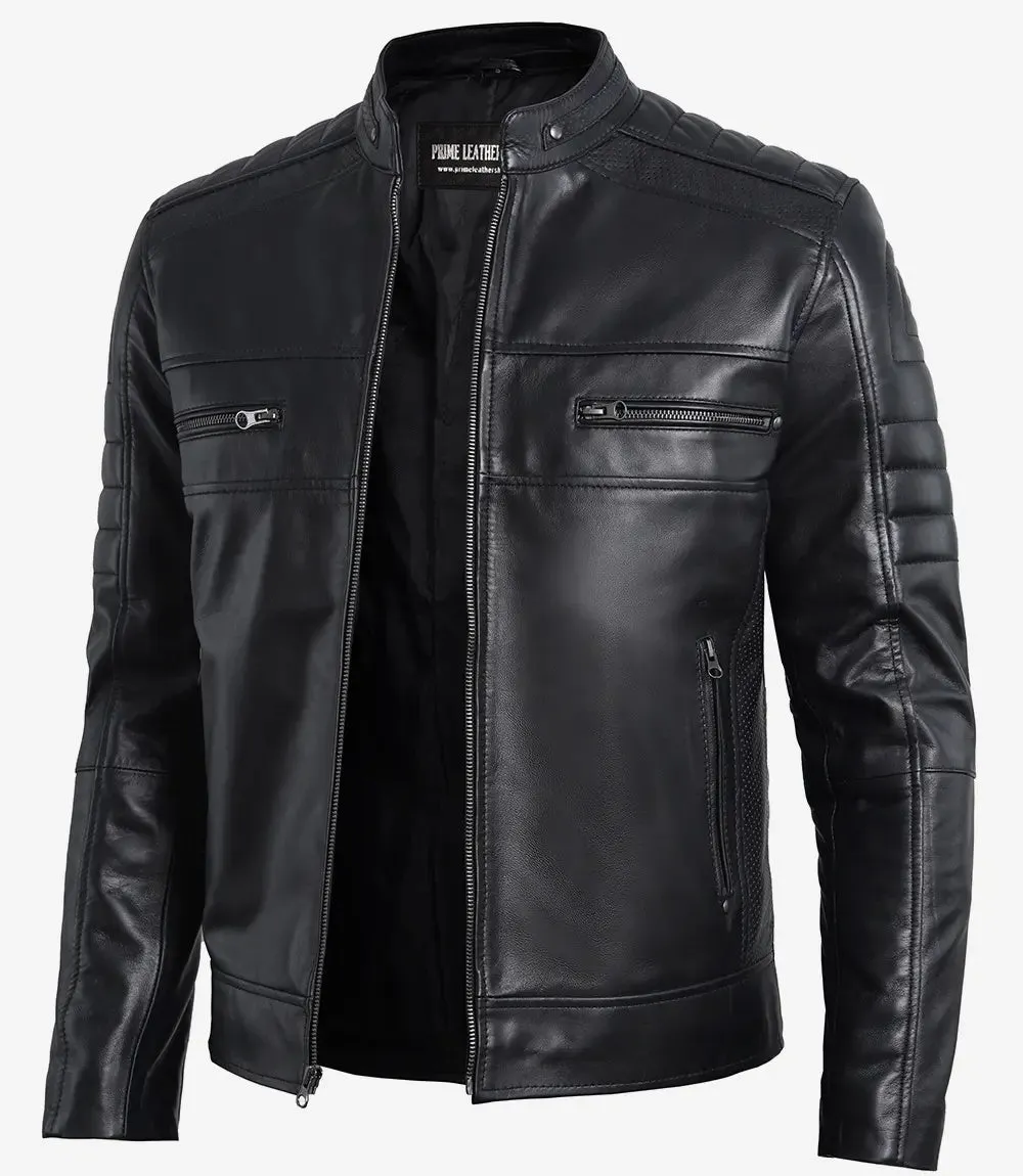 Ultimate Black Leather Jacket - Primeleathershop sold by Prime Leather Shop product image thumbnail 2