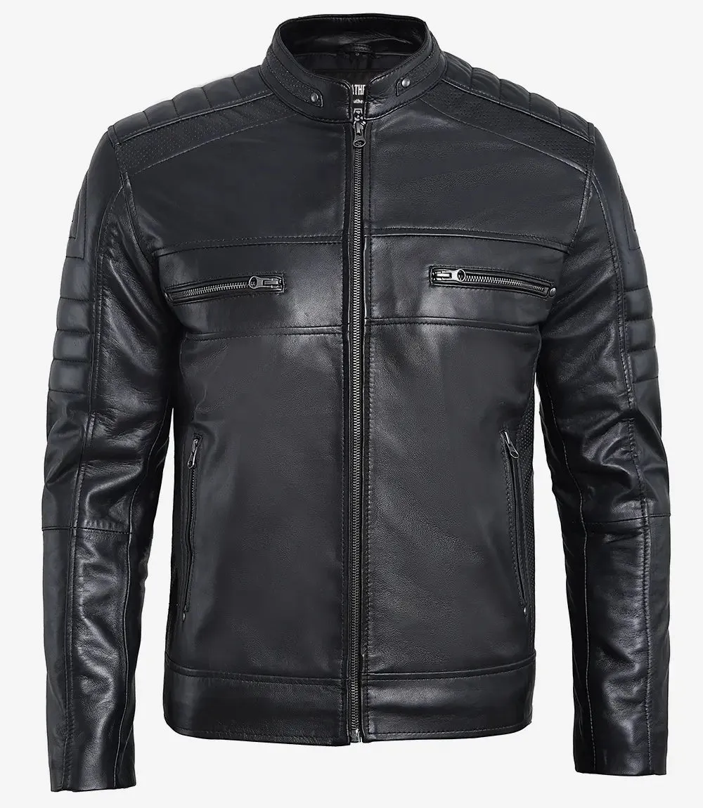 Ultimate Black Leather Jacket - Primeleathershop sold by Prime Leather Shop product image thumbnail 3