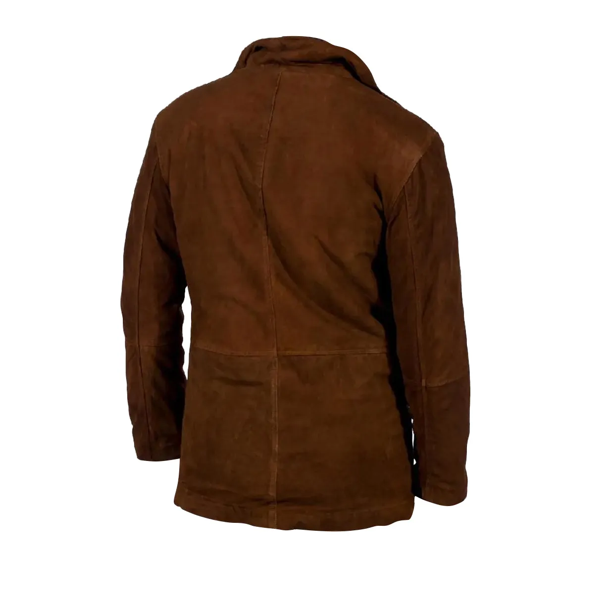 Farnham Heritage Suede Brown Men's Leather Coat sold by Prime Leather Shop product image thumbnail 2