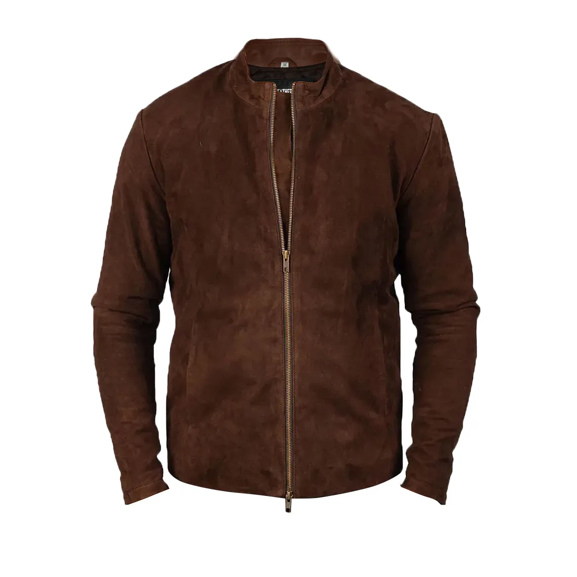 Harrington Coastal Brown Suede Jacket sold by Prime Leather Shop product image thumbnail 2