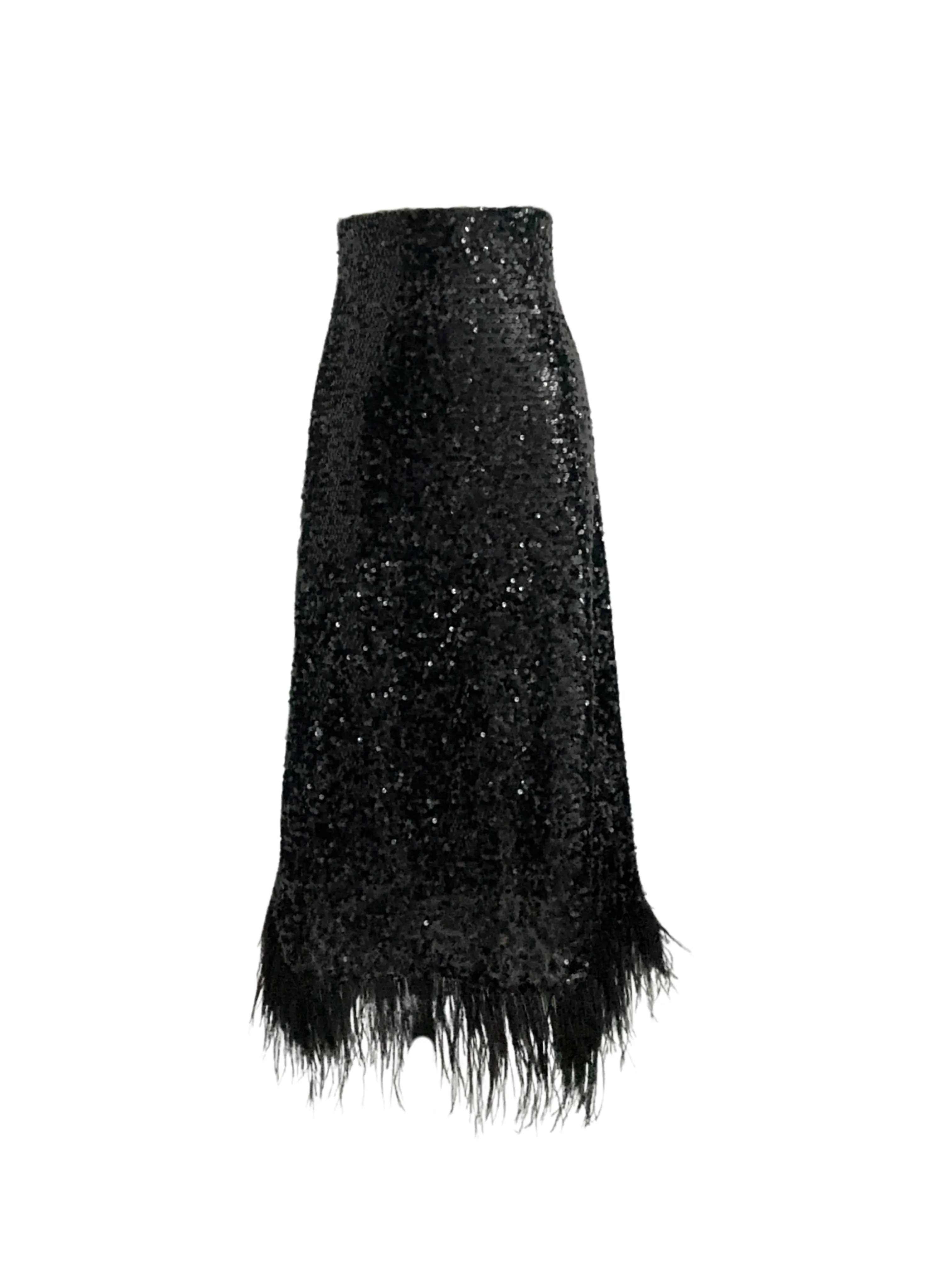 Sylvie Stretch Sequin Skirt sold by Rêveux product image thumbnail 4