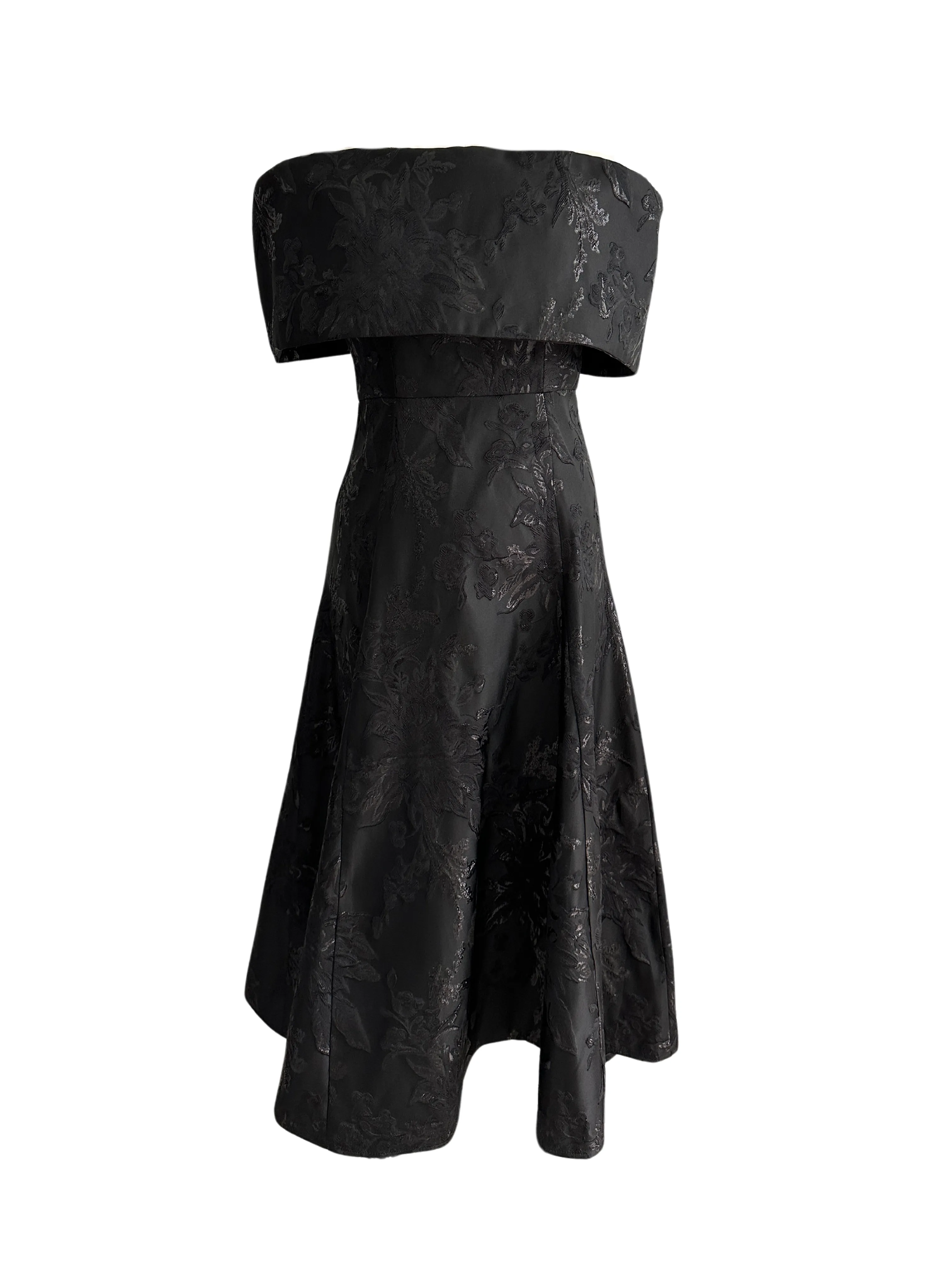 Charlotte Floral Brocade Midi Dress sold by Rêveux product image thumbnail 4