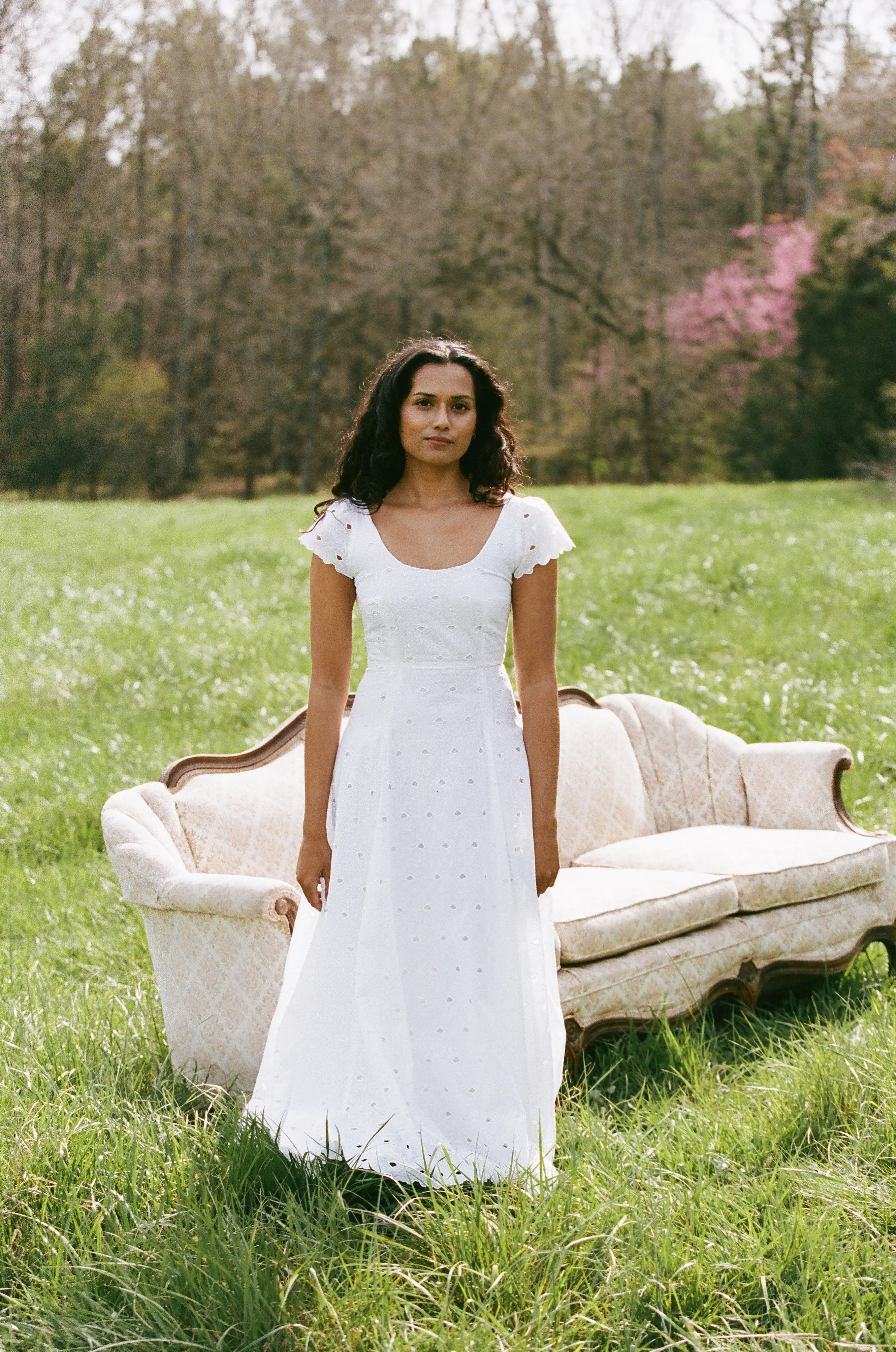 Felicity Embroidered Eyelet Dress sold by Rêveux product image thumbnail 2