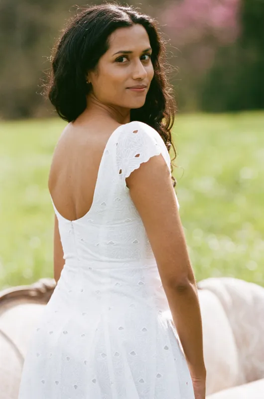 Felicity Embroidered Eyelet Dress sold by Rêveux