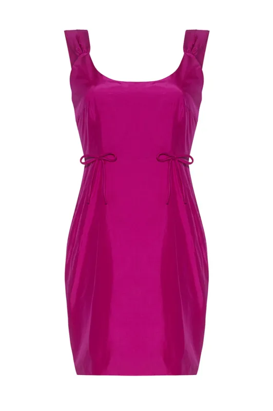 Cosette Silk Taffeta Bow Dress sold by Rêveux