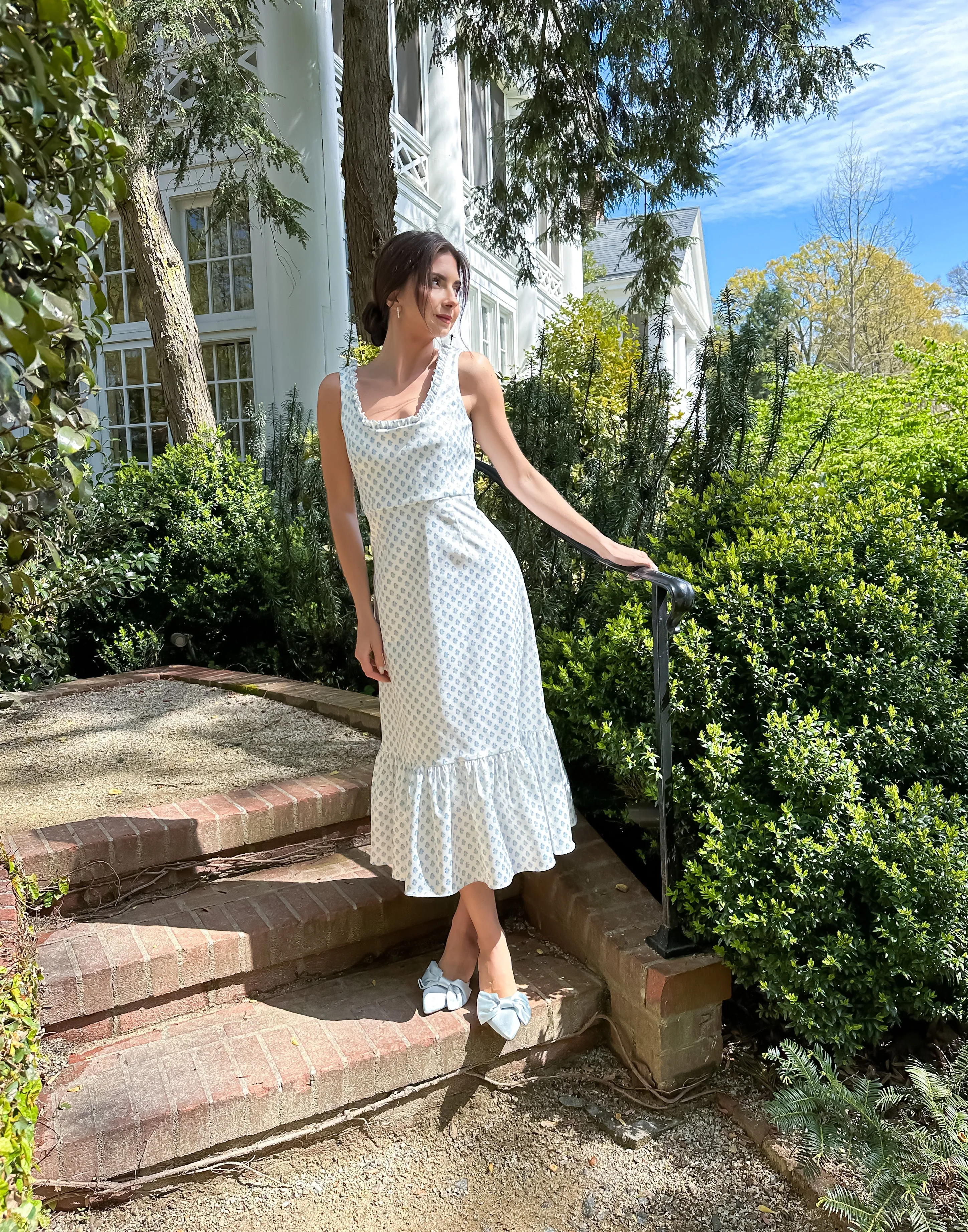 Auden Ruffled Midi Dress sold by Rêveux product image thumbnail 3