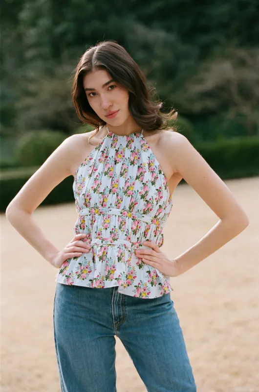 Diane Ruched Halter Top sold by Rêveux