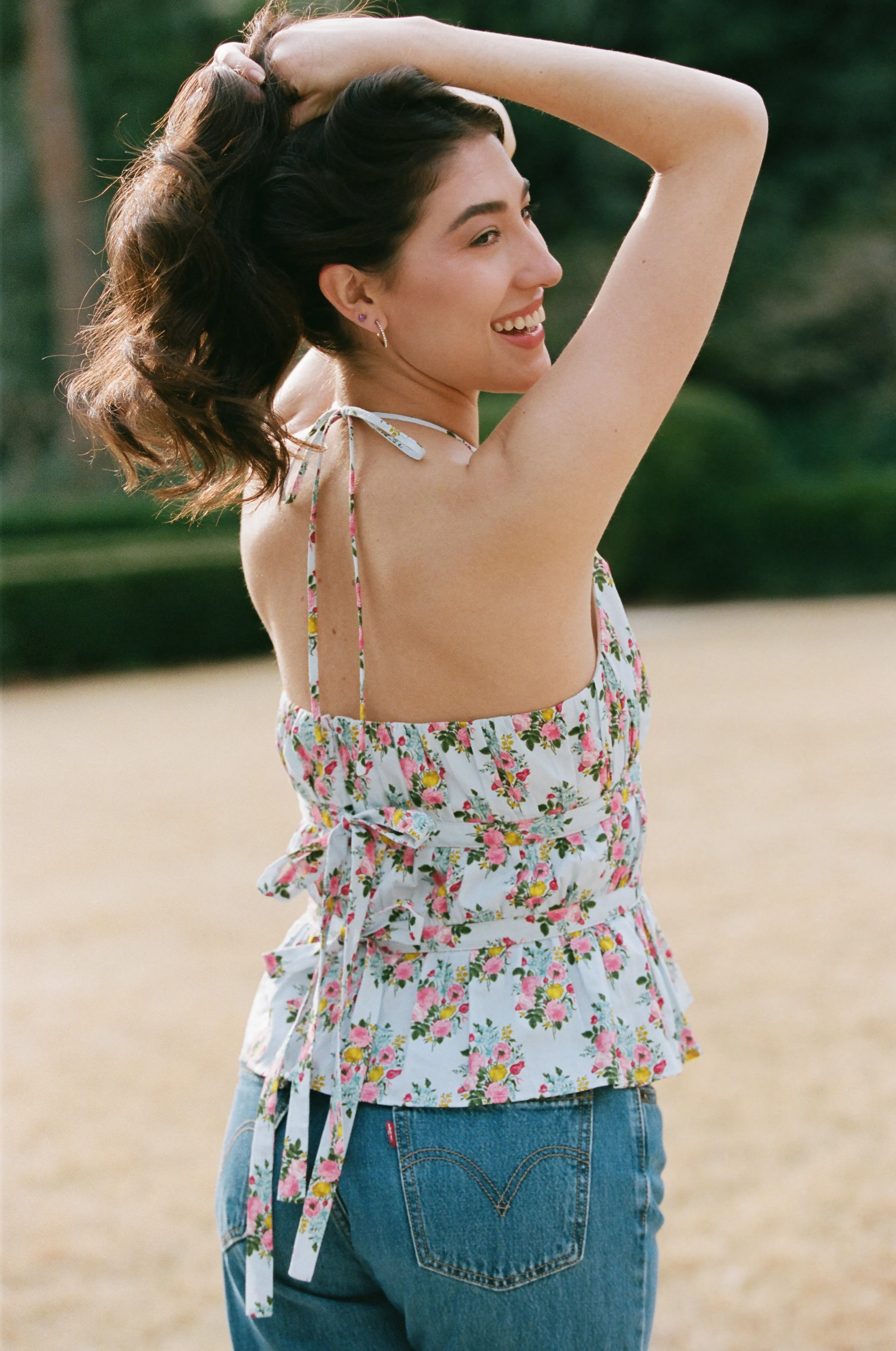 Diane Ruched Halter Top sold by Rêveux product image thumbnail 3