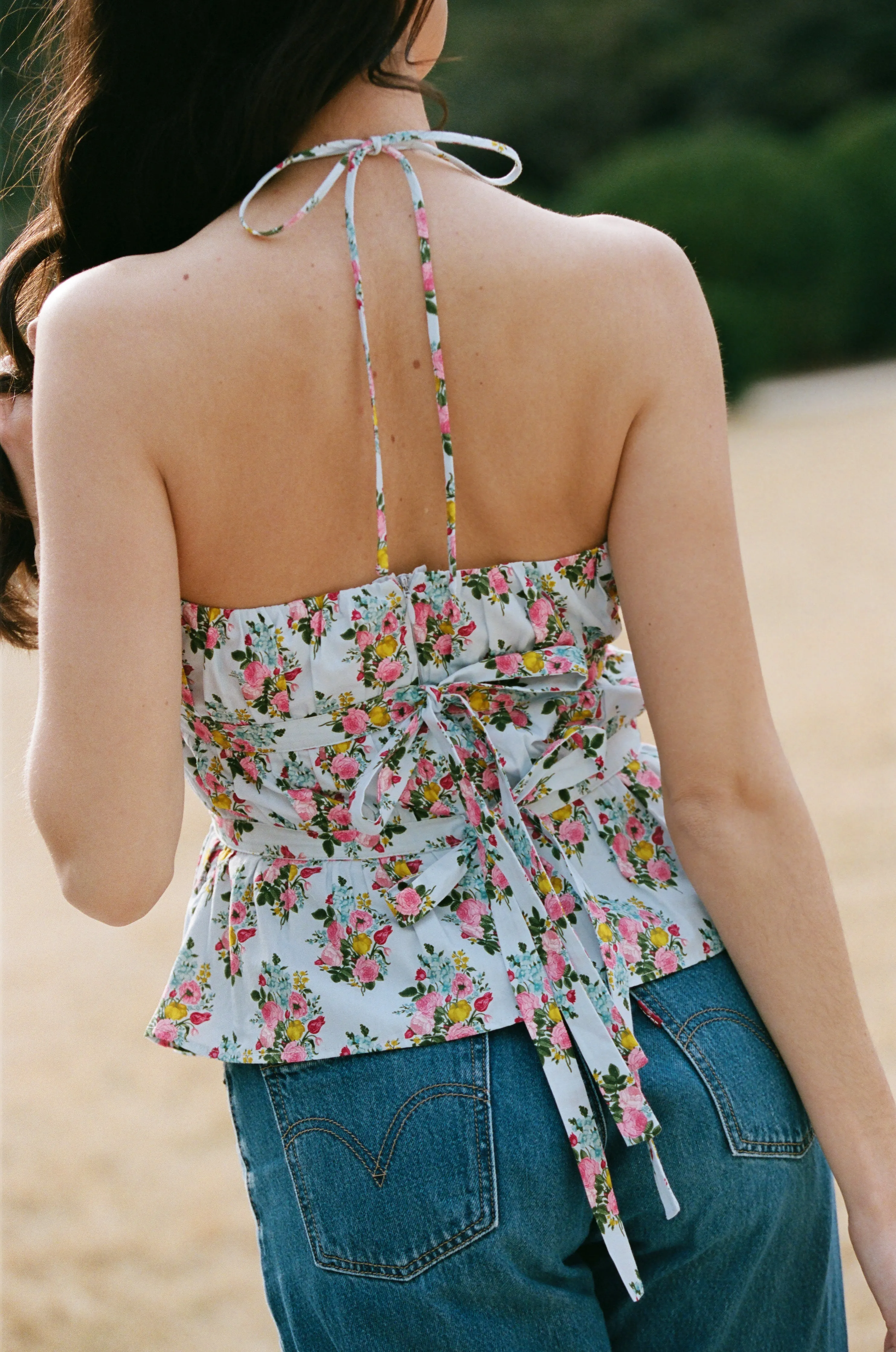 Diane Ruched Halter Top sold by Rêveux product image thumbnail 2