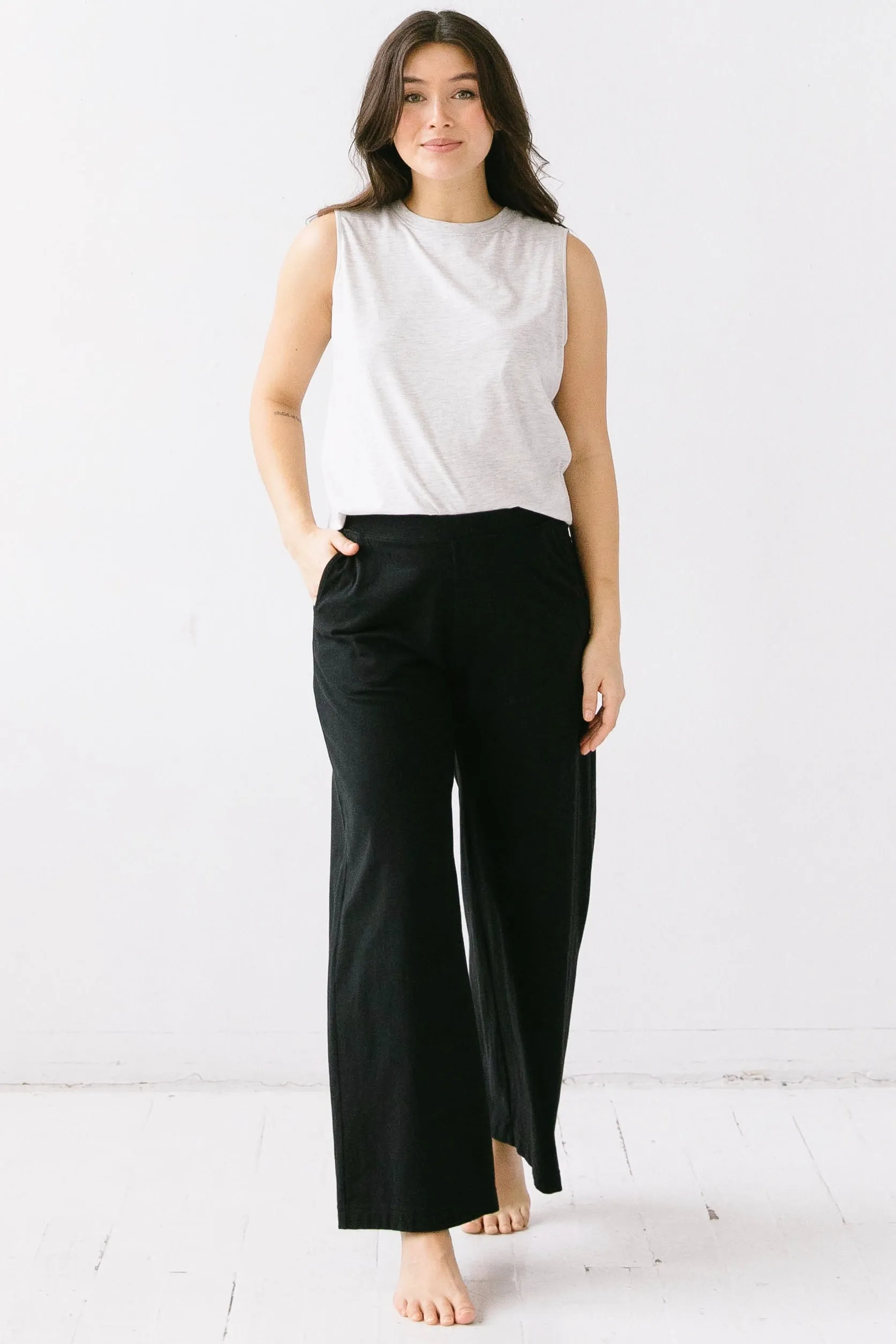Pima Cotton Wide Leg Pants sold by Salua Lingerie product image thumbnail 2