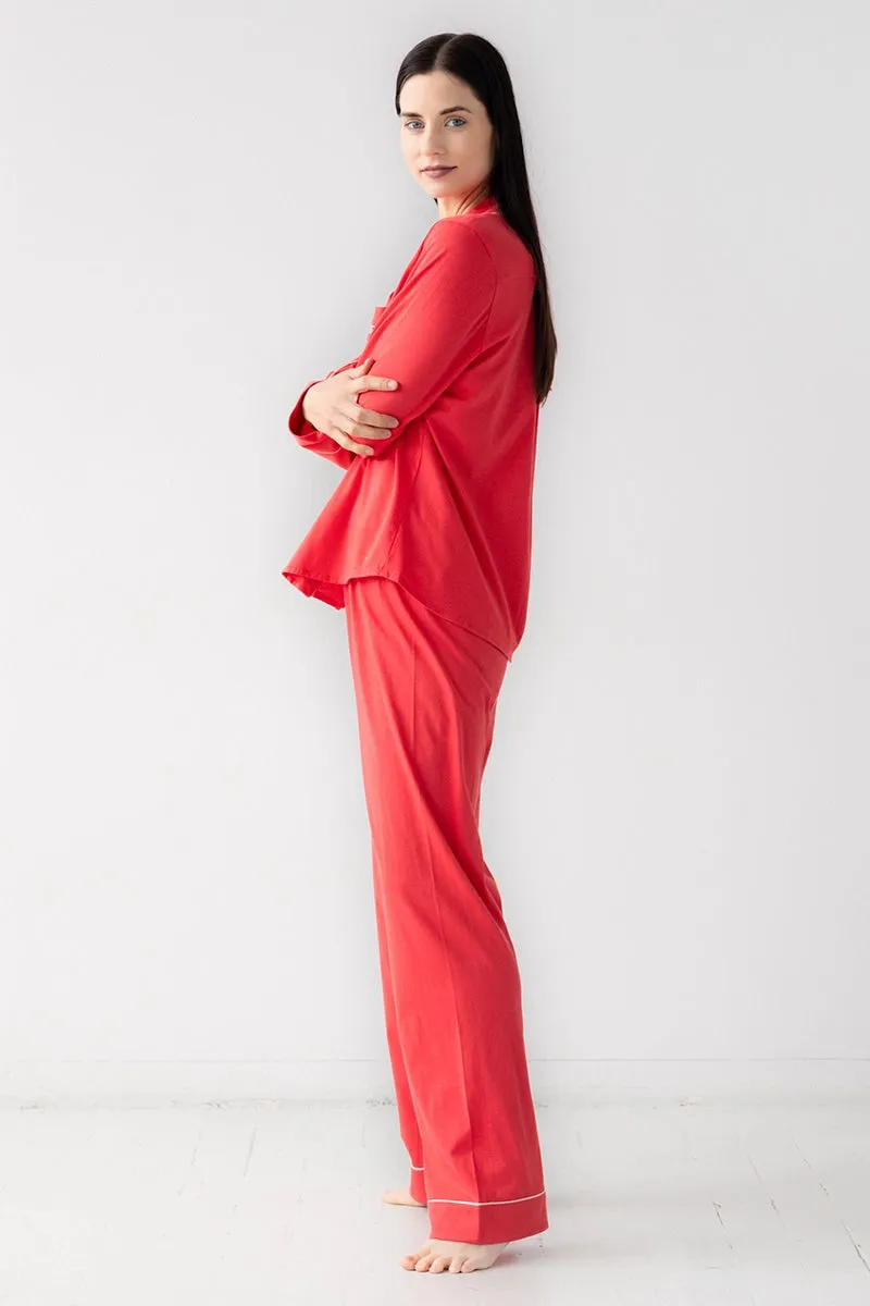 Classic Pajamas in Pima Cotton sold by Salua Lingerie product image thumbnail 2