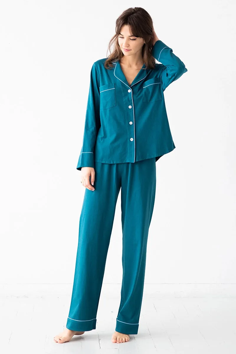 Classic Pajamas in Pima Cotton sold by Salua Lingerie product image thumbnail 4