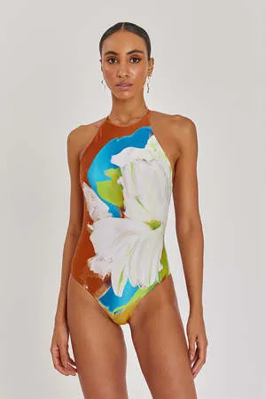 Cora Bottom Orange Tree Print by Solid & Striped sold by Salua Lingerie product image thumbnail 5