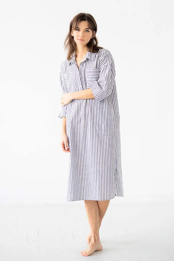 Oversized Button Down Long Shirt sold by Salua Lingerie product image thumbnail 4