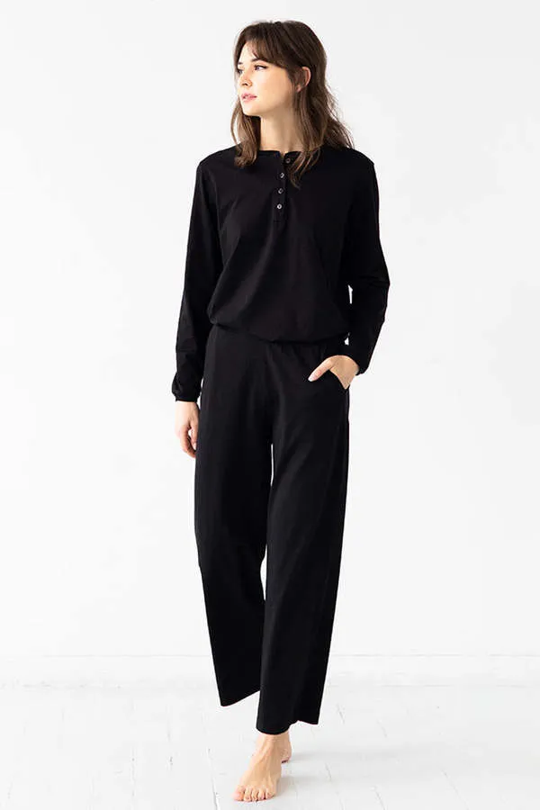 Straight Leg Pants in Pima Cotton sold by Salua Lingerie product image thumbnail 2