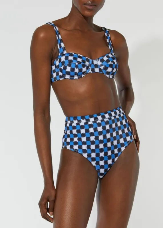 Lilo Top Knit Check  by Solid & Striped sold by Salua Lingerie