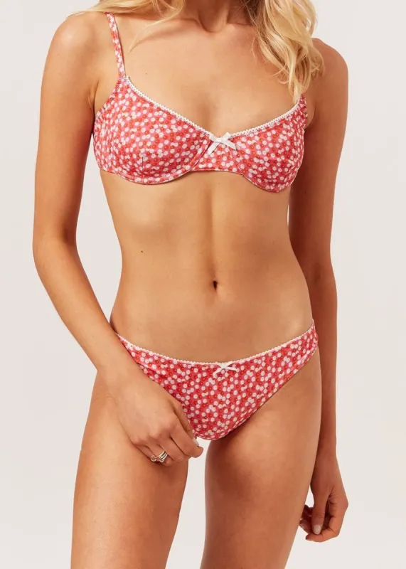 Daphne Bottom Ditsy Floral by Solid & Striped sold by Salua Lingerie