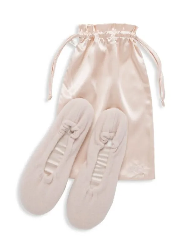 Cashmere Ballet Flat by Skin sold by Salua Lingerie