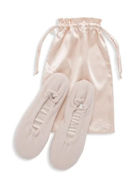 Cashmere Ballet Flat by Skin sold by Salua Lingerie