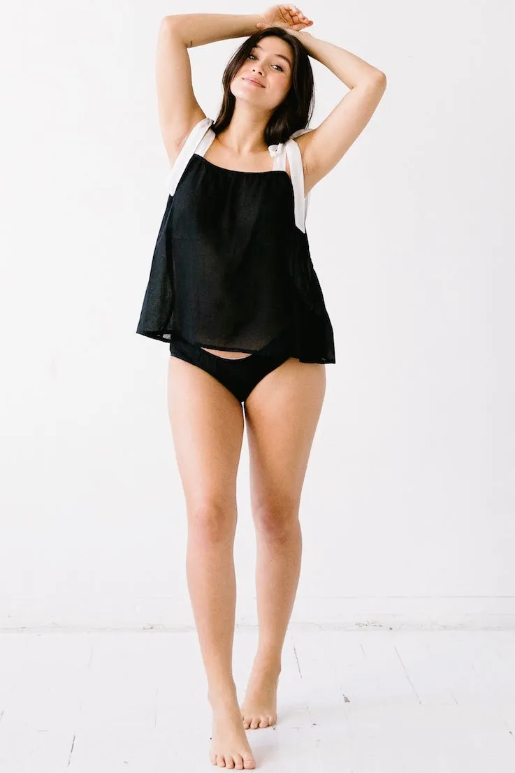 Daisy Tie Strap Cotton Top 25" sold by Salua Lingerie