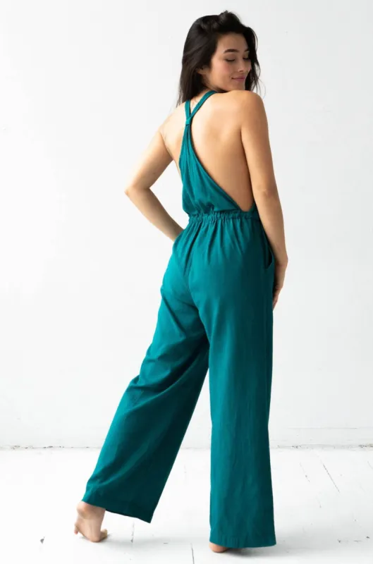 Cross Front Jumpsuit made by Salua Lingerie