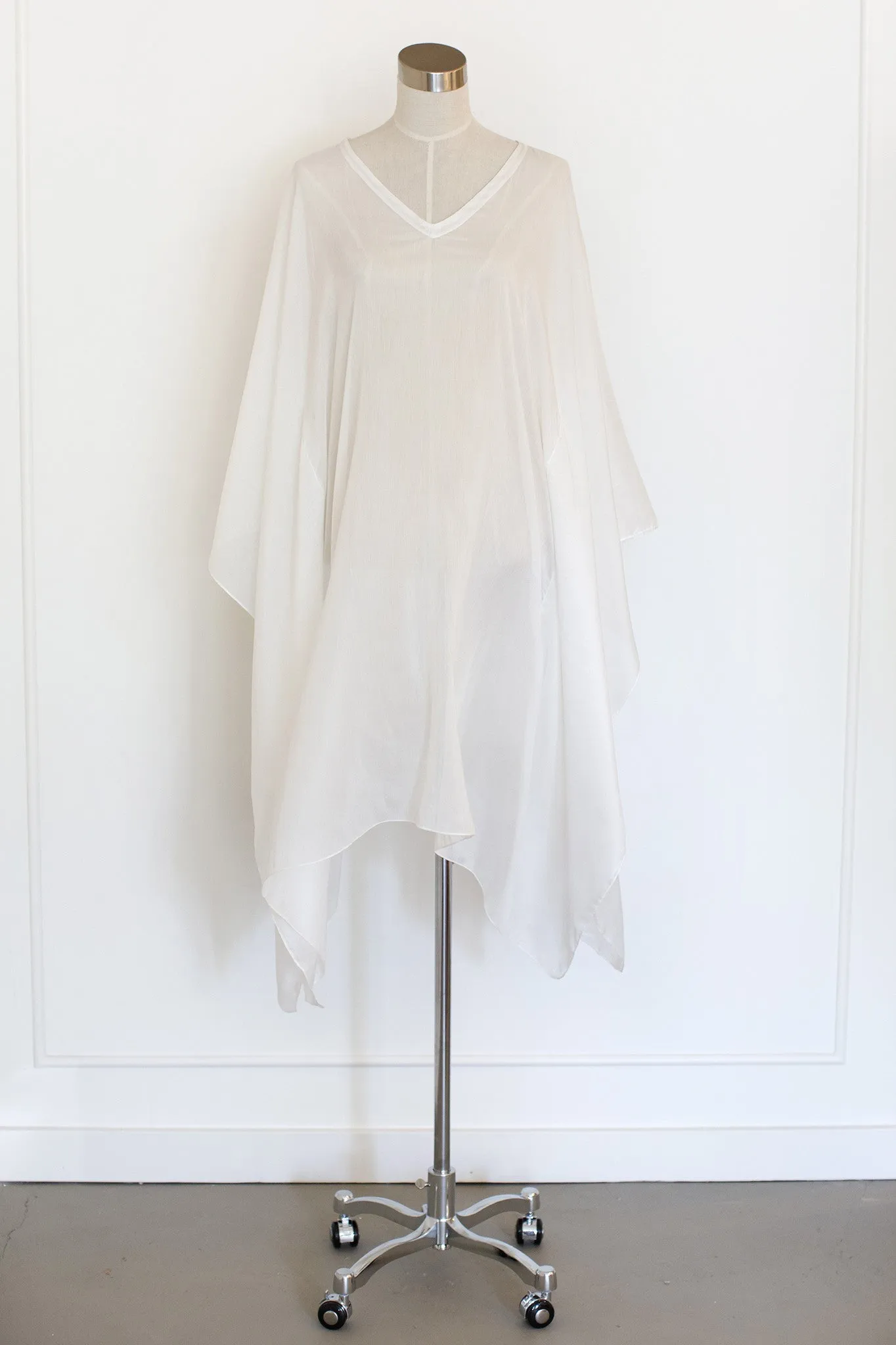 Cotton/Silk Kaftan V Neck 34" sold by Salua Lingerie