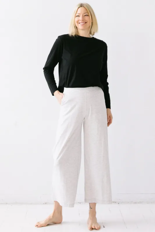 Long Sleeve Tee in Brushed Pima Cotton made by Salua Lingerie