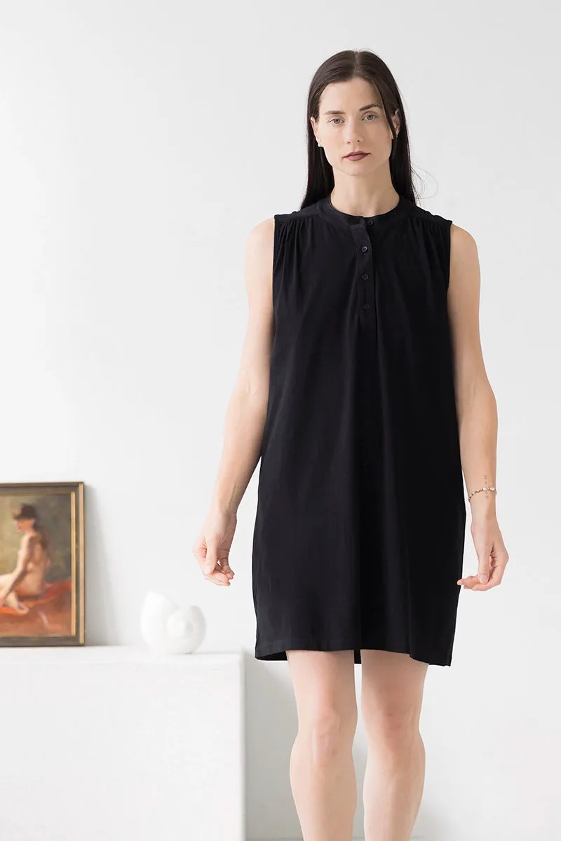 Aisha Relaxed Sleeveless Sleep Mini Tunic sold by Salua Lingerie