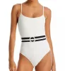 The Nina Belt One Piece Cream sold by Salua Lingerie