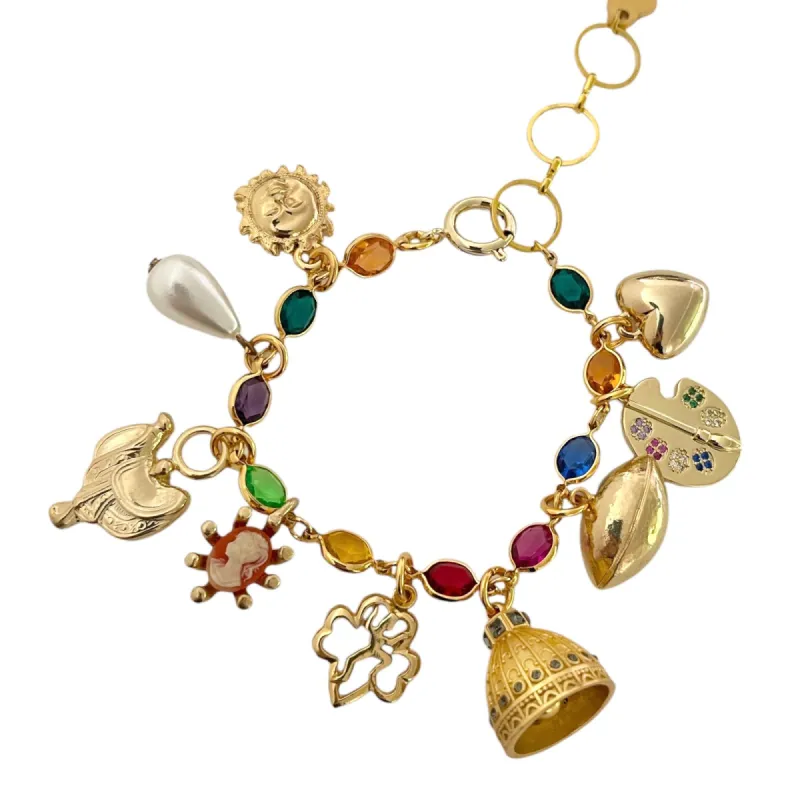 Rainbow Saddle Bracelet (1/1) sold by The Sage Vintage