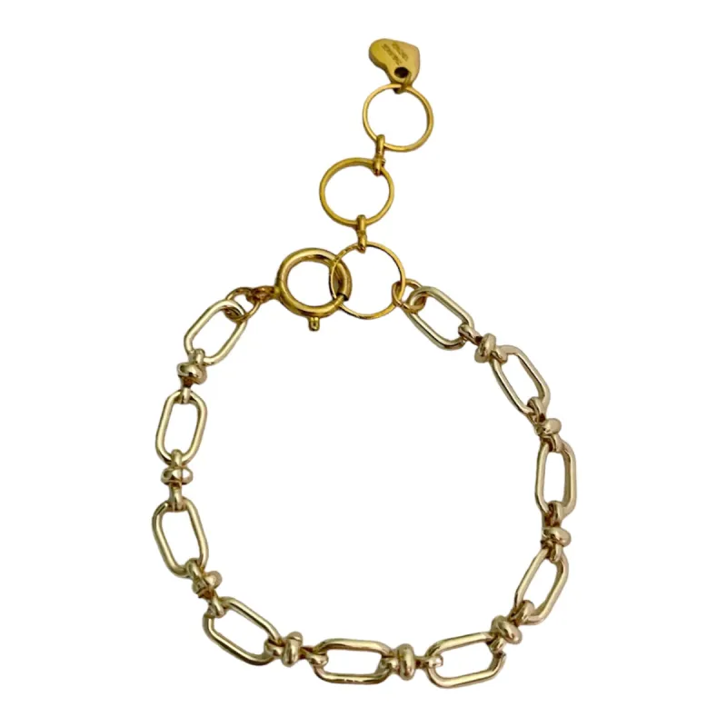 Plain Charm Bracelet - Make Your Own: Gold sold by The Sage Vintage