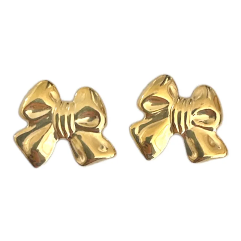 Vintage Bow Post Earrings sold by The Sage Vintage