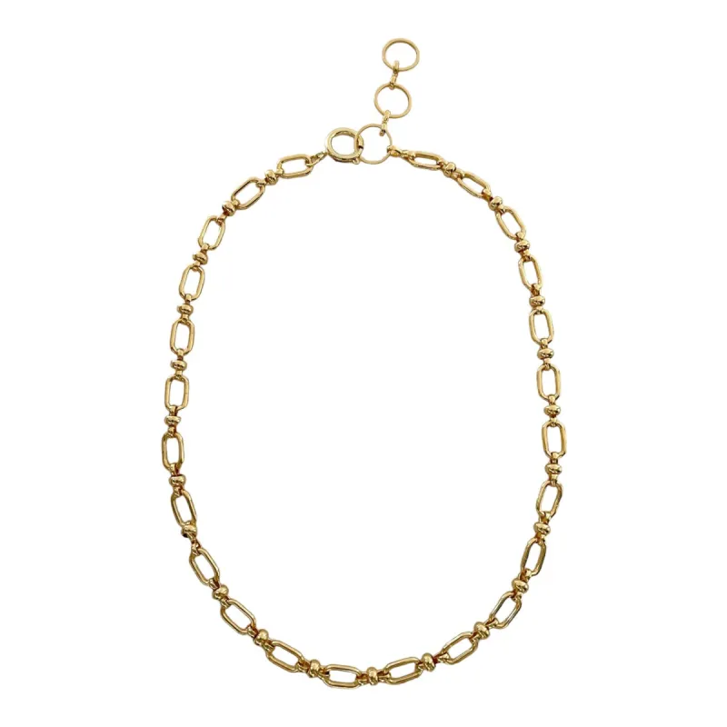 Plain Charm Necklace - Make Your Own: Gold sold by The Sage Vintage