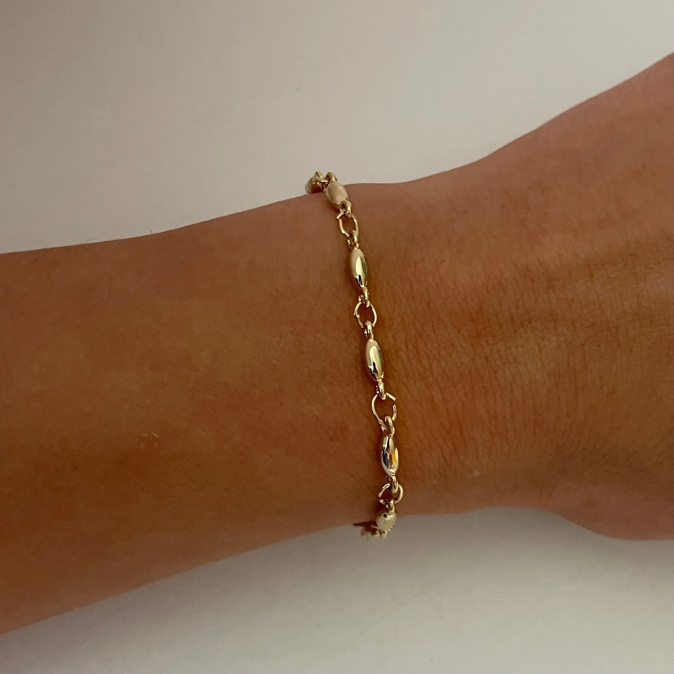 Deadstock Thin Link Bracelet sold by The Sage Vintage product image thumbnail 2