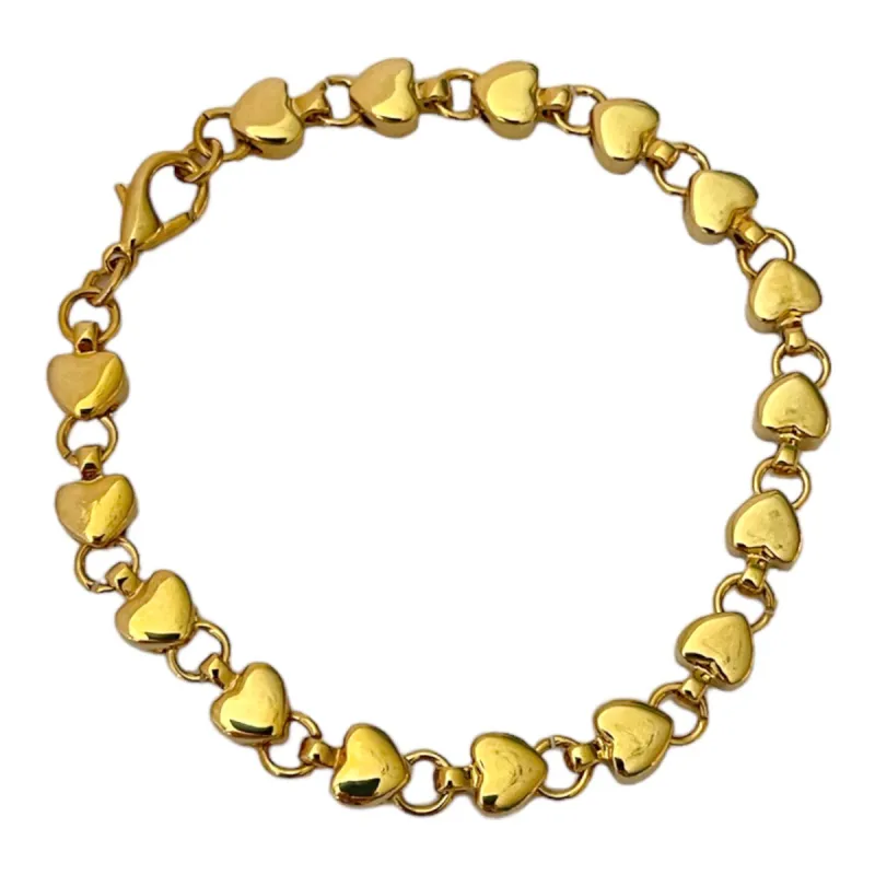 Bubble Heart Bracelet sold by The Sage Vintage