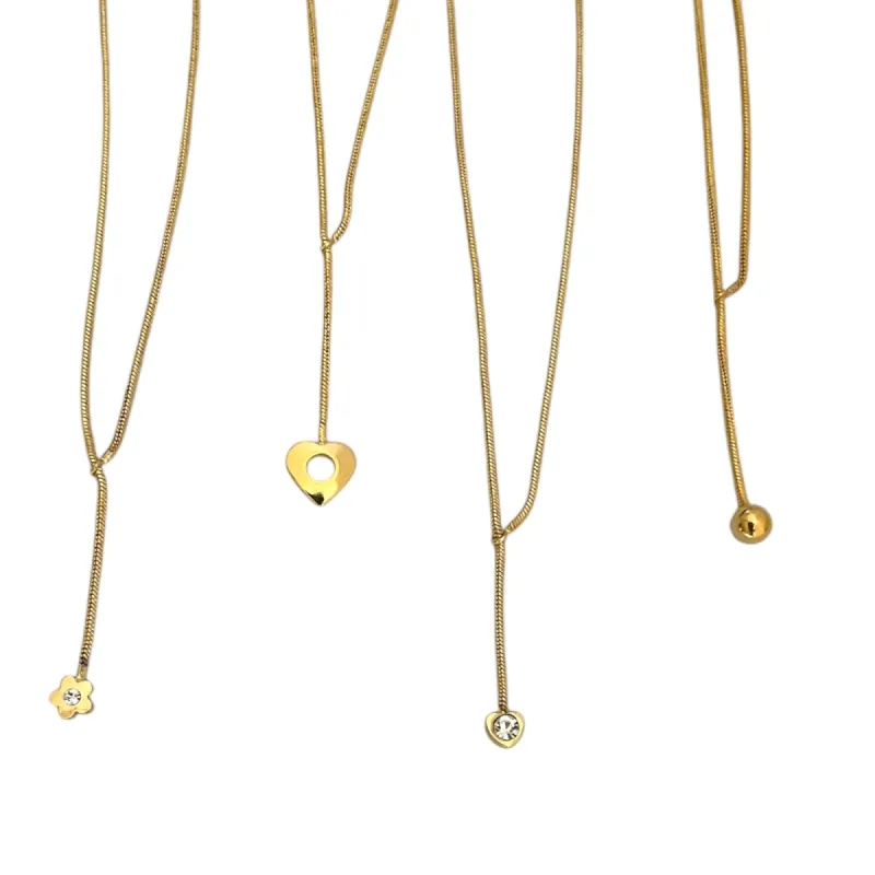 Deadstock Adjustable Lariat Necklace - Choose Your Charm sold by The Sage Vintage