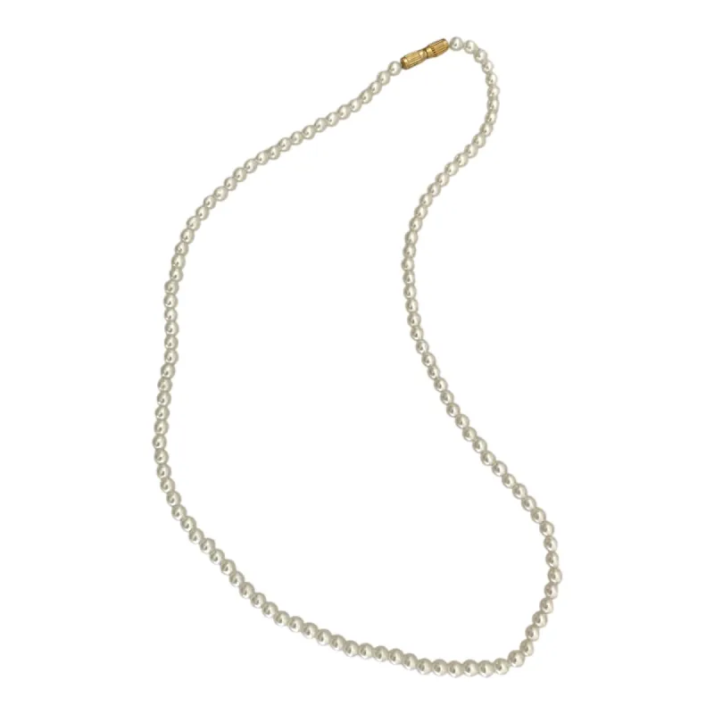 Plain Small Pearl Necklace - Deadstock sold by The Sage Vintage