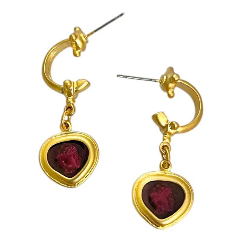 Purple Grecian Earrings - Deadstock sold by The Sage Vintage