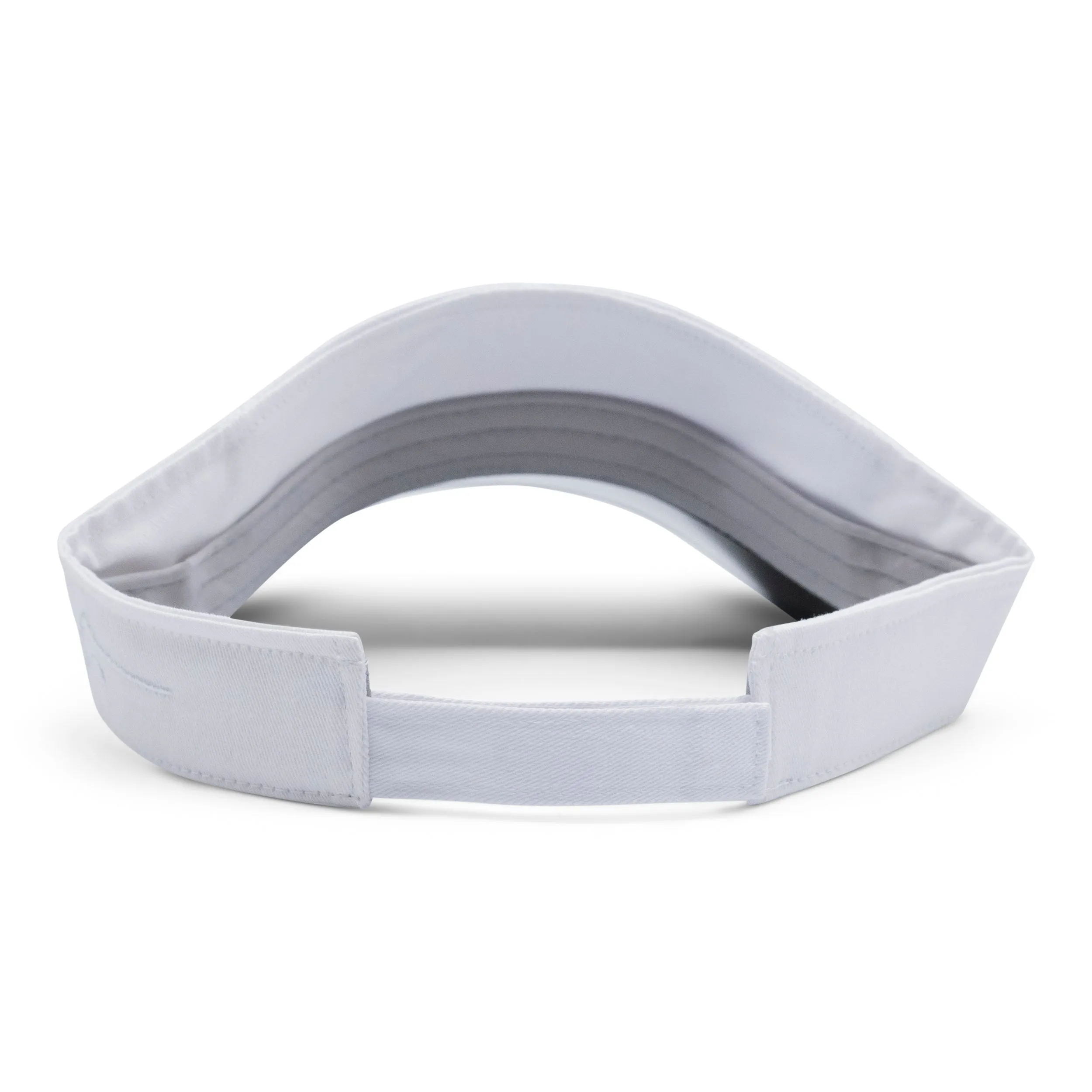 Customizable White Sports Visor sold by Visto Visors product image thumbnail 3