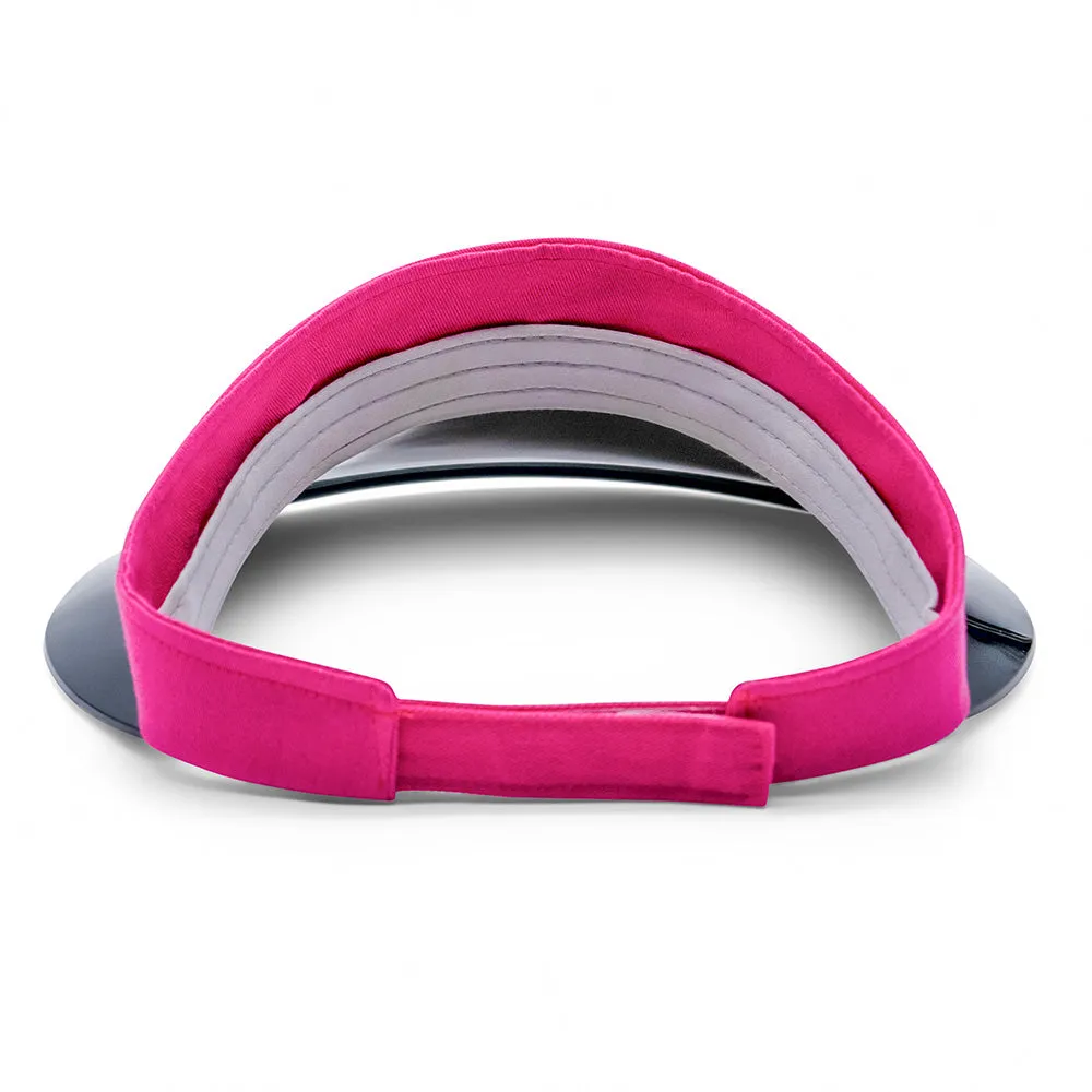 Pink Wide Brim Visor sold by Visto Visors product image thumbnail 4