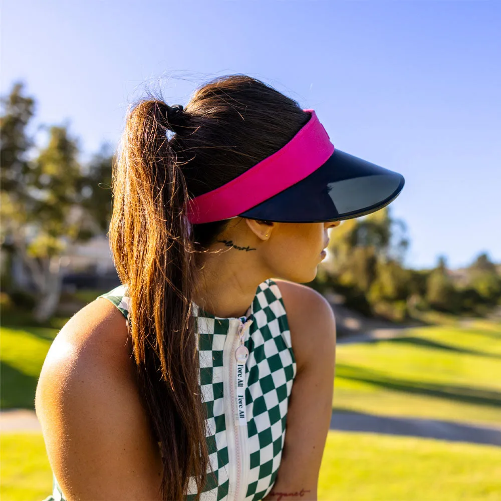 Pink Wide Brim Visor sold by Visto Visors product image thumbnail 2