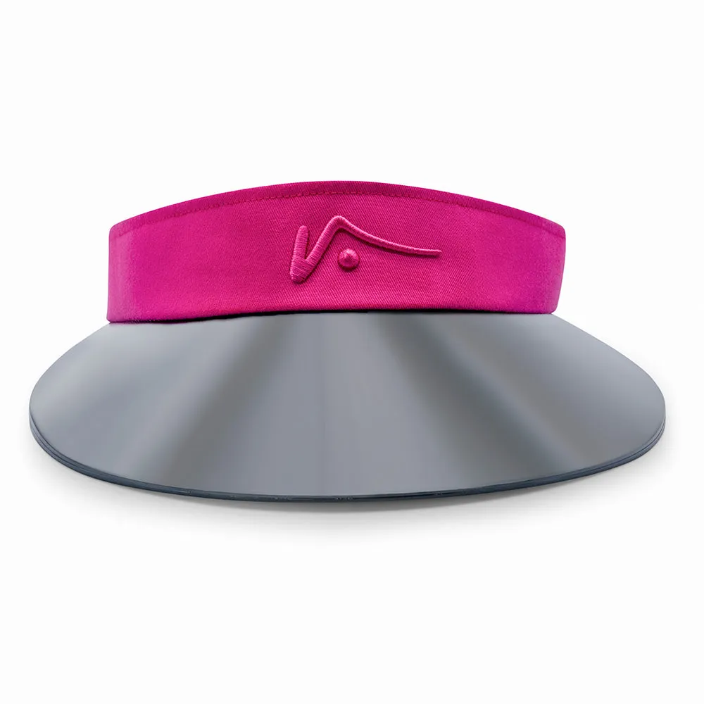 Pink Wide Brim Visor sold by Visto Visors