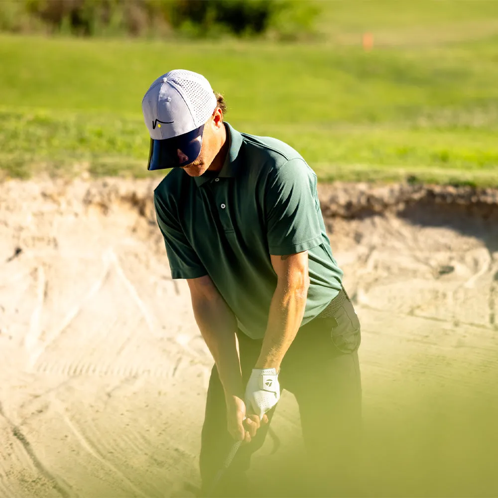 Gray Structured Nylon Mesh Hat sold by Visto Visors product image thumbnail 2