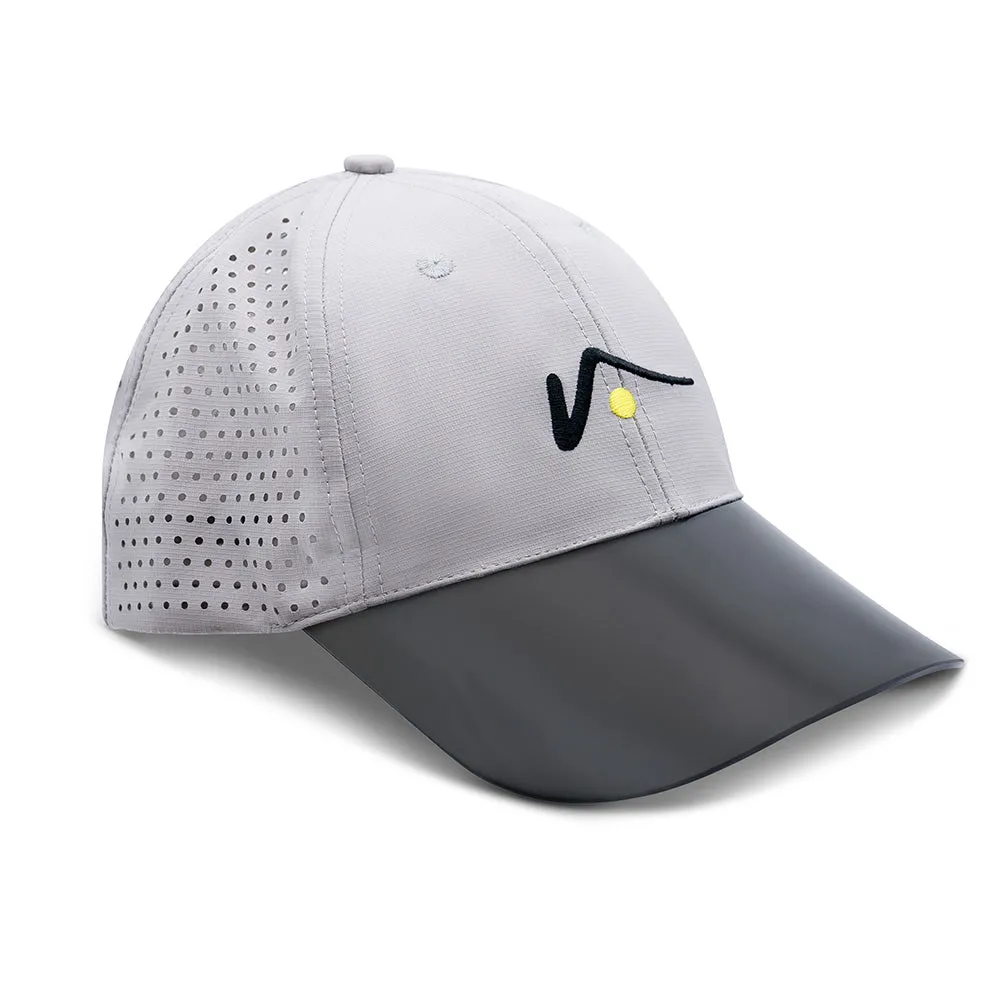 Gray Structured Nylon Mesh Hat sold by Visto Visors product image thumbnail 3