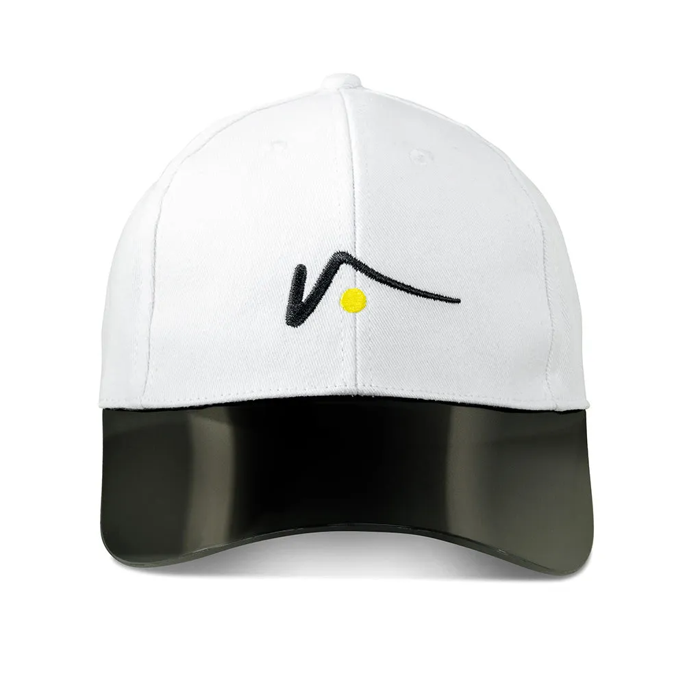 White Structured Sports Cap sold by Visto Visors