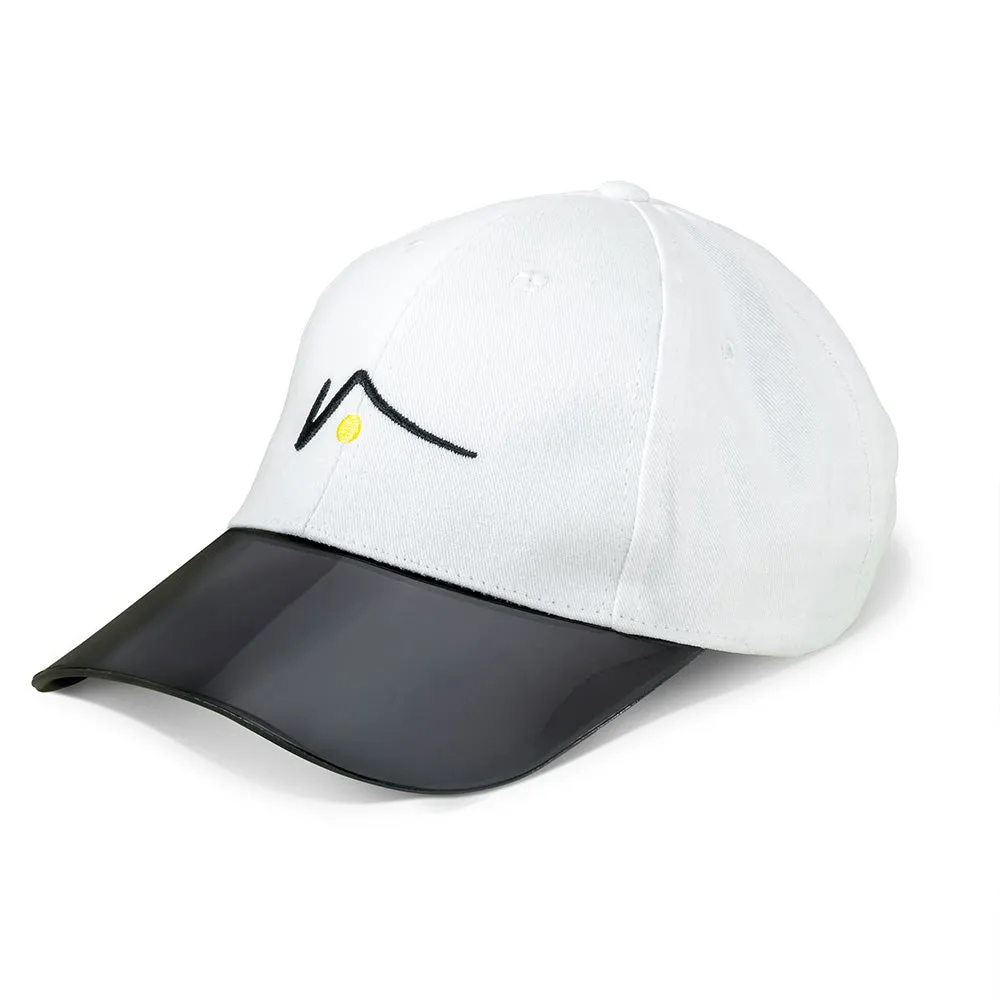 White Structured Sports Cap sold by Visto Visors product image thumbnail 4