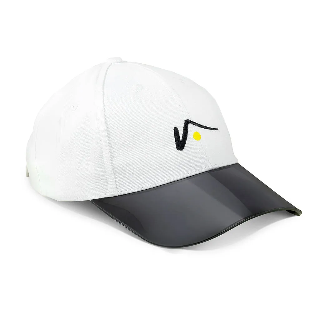 White Structured Sports Cap sold by Visto Visors product image thumbnail 3