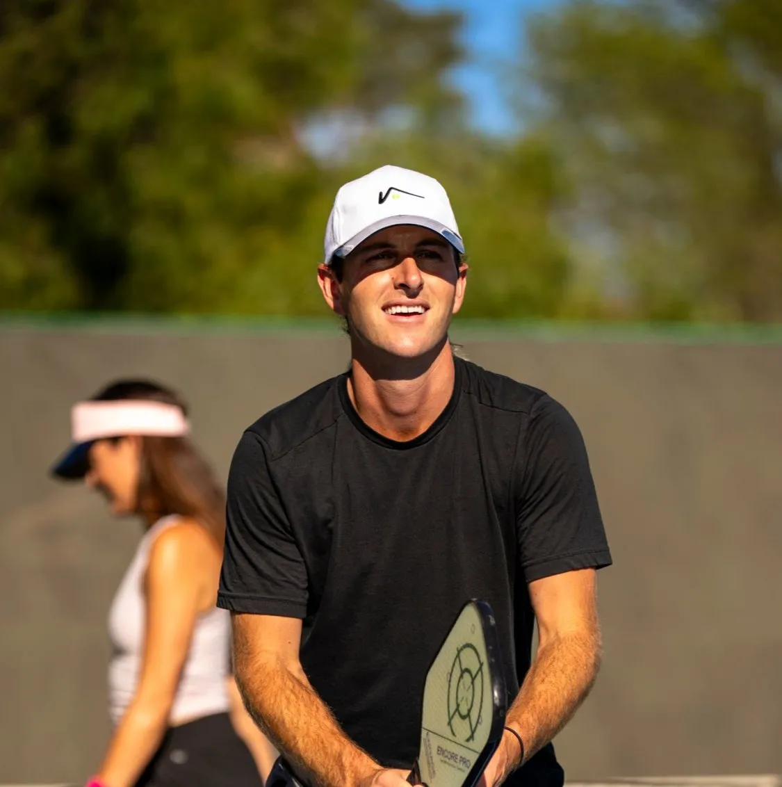 White Structured Sports Cap sold by Visto Visors product image thumbnail 2